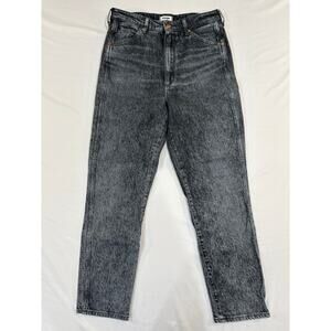 Wrangler Walker Black Acid Wash High Rise Slim 30x28